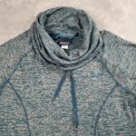 Reebok  Women's Blue Cowl Neck Knit Sweater Pullover Size XL Photo 1