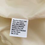 kim rogers Linen Ivory Jacket Petite Long Sleeve Blazer Sz PM Photo 7