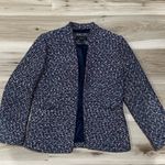 J.Crew  Going Out Blazer In Navy Blue/Pink Confetti Tweed Women’s 4 Photo 6