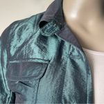 Elliot Lauren taffeta jacket Blue Size 6 Photo 1