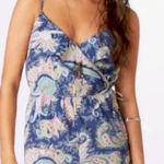 American Eagle American‎ Eagle Romper Women's Paisley Floral Boho Small 2013 NWT Photo 0