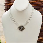 Chico's Chico’s Five Strand Wire Silver Tone Necklace Photo 0