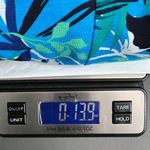 Avenue Womens Top 30/32 Floral Stretch Chic Summer Beachy Coastal Tropical Party Blue Photo 12