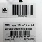 Bardot  Alessia Sequin Mini Dress in Bright Green Size 12 Photo 10