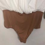 For Love & Lemons V-Neck White Womens Bodysuit Size Small Photo 4