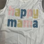 Isabel Maternity Happy Mama Cream Graphic Tank Top Photo 2