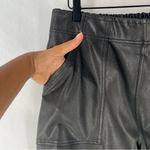Spanx  Faux Leather-Like Jogger Elastic Waist‎ Pull On Relaxed Fit Casual Size XL Photo 4