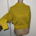 Andrew Marc MARC NEW YORK Vibrant Yellow Knitted Sweater Photo 1