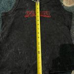 Marvel Black Spider-Man Graphic Tank Top Crew Unisex SZ M Avengers Summer Photo 9