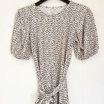 River Island  Midi Dress Cream Black Spot 8 Photo 1