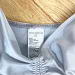 Good American Silver Satin One Piece Swimsuit Always Ruched Size 7 4X 4XL New Photo 5