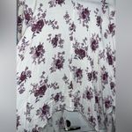 Altar'd State Altar’d State Lilac Floral Cape Short Sleeved Cardigan Oversized Size Small Photo 6