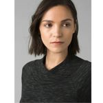 prAna  Women's Sindri Dress Long Sleeve Zippered Pockets, Dark Gray Size Medium Photo 3