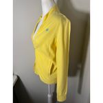 Lilly Pulitzer  Preppy Golf Cotton Yellow Zip Up Jacket Size Small Photo 2