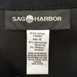 Sag Harbor  Black Button Up Shirt Jacket Size 10 Womens Photo 3