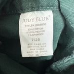 Judy Blue  High Rise Wide Leg Crop Jeans Size 7/28 Teal Green Tummy Control Photo 6