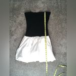 Camila Coelho NWT Camila Coehlo Black and White Strapless Mini Bubble Skirt Dress Size XS Photo 11