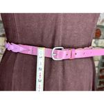 Belt Genuine leather link belt purple Photo 1