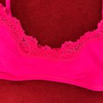 SKIMS fits everybody lace scoop bralette in flamingo pink Photo 2