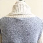 C by Bloomingdale’s Women Cashmere Pullover Sweater Sz L Turtleneck Colorblock Size L Photo 8