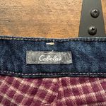Cabela's  Women Flannel Lined Denim Blue Jeans. 14 Short Photo 2