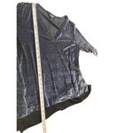 Simply Vera Wang Purple Black Velvet Burnout Long Sleeve V Photo 7