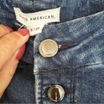 Good American Women's Dark Blue Button Up Skinny Jeans Size 6 / 28 Photo 2