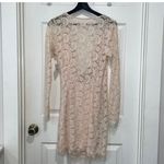 Free People Pearl Lace Long Sleeve Mini Dress Size Small Photo 5