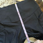 FANKA Black Body Sculpt 7/8 Leggings Size Medium Velvet Details Photo 6