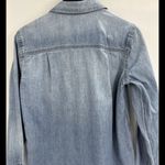 J.Crew  Trademark Denim Button Everyday Blouse  Work Business Down Top Size 0 Photo 5