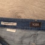 NYDJ  Skinny Capri With Palm Tree Patch Size 14 Photo 1