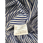 Tuckernuck  O.P.T. Blue White Striped Flounce Ruffle Cut-out Stella Maxi Dress S Photo 6