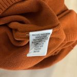 kim rogers Women's Sweater Burnt Orange Cardigan Size Small Pullover Long Sleeve Photo 8
