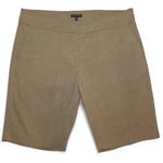 Eileen Fisher Twinkle Organic Linen Tan Shorts Size 16 Boho Style Staple EUC Photo 0