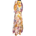 Flying Tomato BOHO  Floral  Dress Fall  Ruffles womens size small Puff Sleeve Photo 5