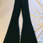 Aerie Offline crossover waist dark green flare leggings Size Small Photo 0