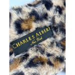 Charles Albert Leopard Print Faux Fur Slippers L (9/10) Soft & Cozy Photo 2