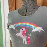 Divided My Little Pony Lettuce Hem Crop Tee - Size XS Photo 2
