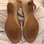 EVA SOLANA Women’s Tan & Brown Leather Wedge Sandals Size 8 Photo 9