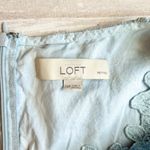 Loft Light Blue Crochet Lace Sleeveless Sheath Dress Size 14 Petite Photo 4