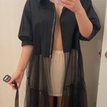 Black Tulle jacket. Fits S Photo 6