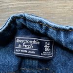 Abercrombie & Fitch Medium Wash Mom Jeans Tie Waist 00 24 Photo 3