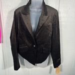 Democracy  Brown Casual Women’s Long Sleeve Button Front Blazer Size Small NWT Photo 1