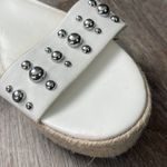 Nine West Marc Fisher “Joyce” White Studded Platform Sandals Photo 2
