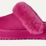 UGG Disquette -  Pink Fuzzy Mules Photo 2