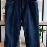 Ralph Lauren Lauren Mid-Rise Classic Midcalf Dark Wash Capri Jeans, 10 Photo 0