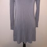 Lou & grey  grey v-neck stretchy long sleeve mini dress Photo 2