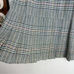 French Connection  Vintage 70s School Girl Pleated Plaid Mini Skirt Photo 1