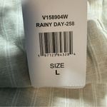 Vince Camuto  Wide leg linen blend pull on drawstring pants women's Large NWT Photo 4