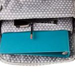 Kipling Backpack ALVY 2-In-1 Convertible Tote Bag Backpack MetallicBP3870 EUC Photo 4